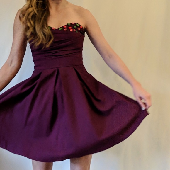 ASOS Embelished Strapless Dress - Picture 1 of 4